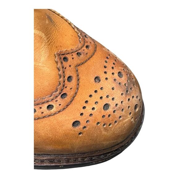 Crockett & Jones Polo Ralph Lauren Country Brogue Wingtip Boots Size 12 D - Picture 9 of 15